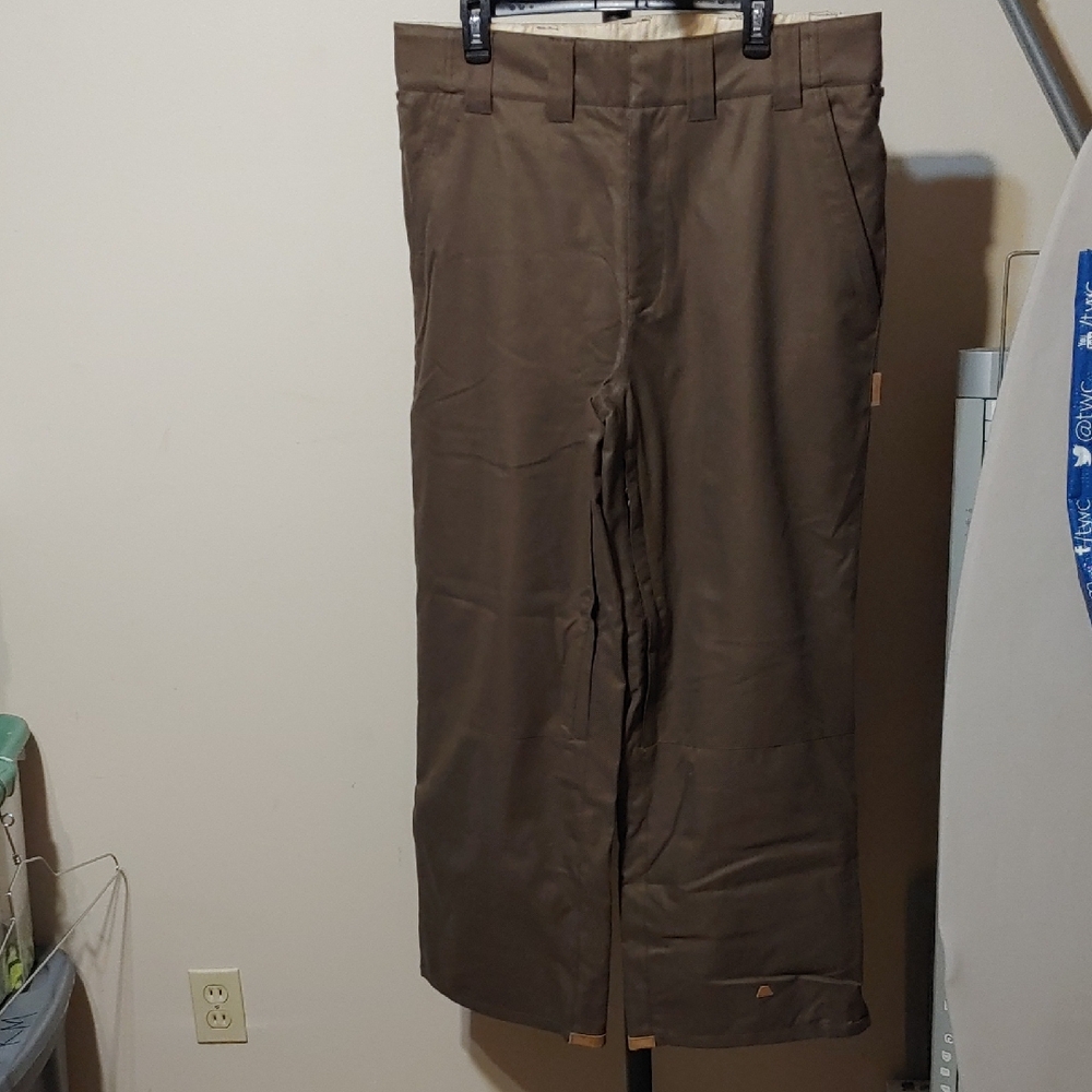 Allyance Mens Chino Style Snow Pant Desert Palm Color NWOT Size L